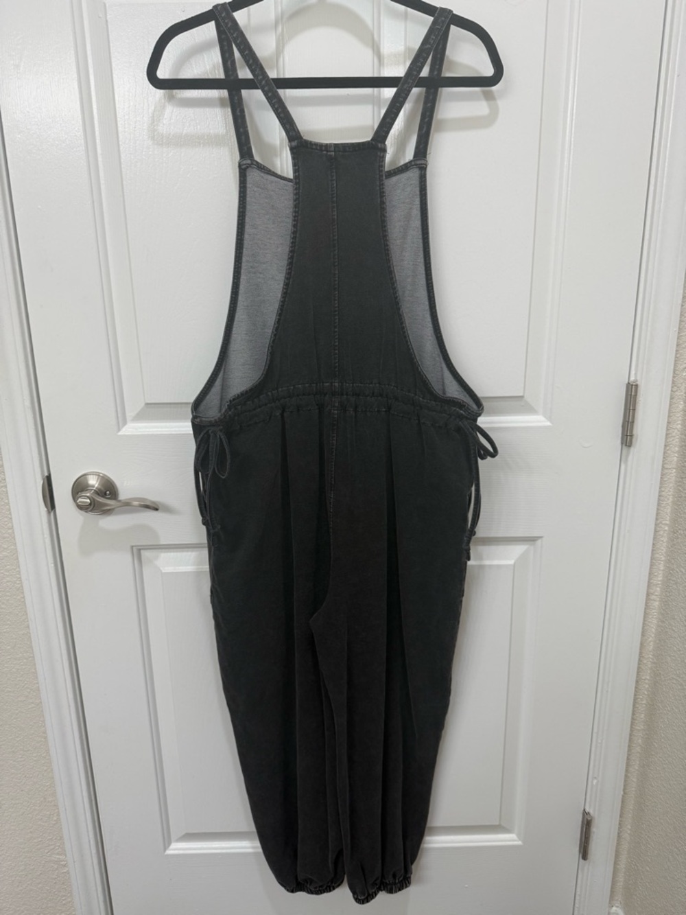 Mono B Mineral Wash Cinch Waist Jumpsuit  Oversized Size S-L - Picture 2 of 8